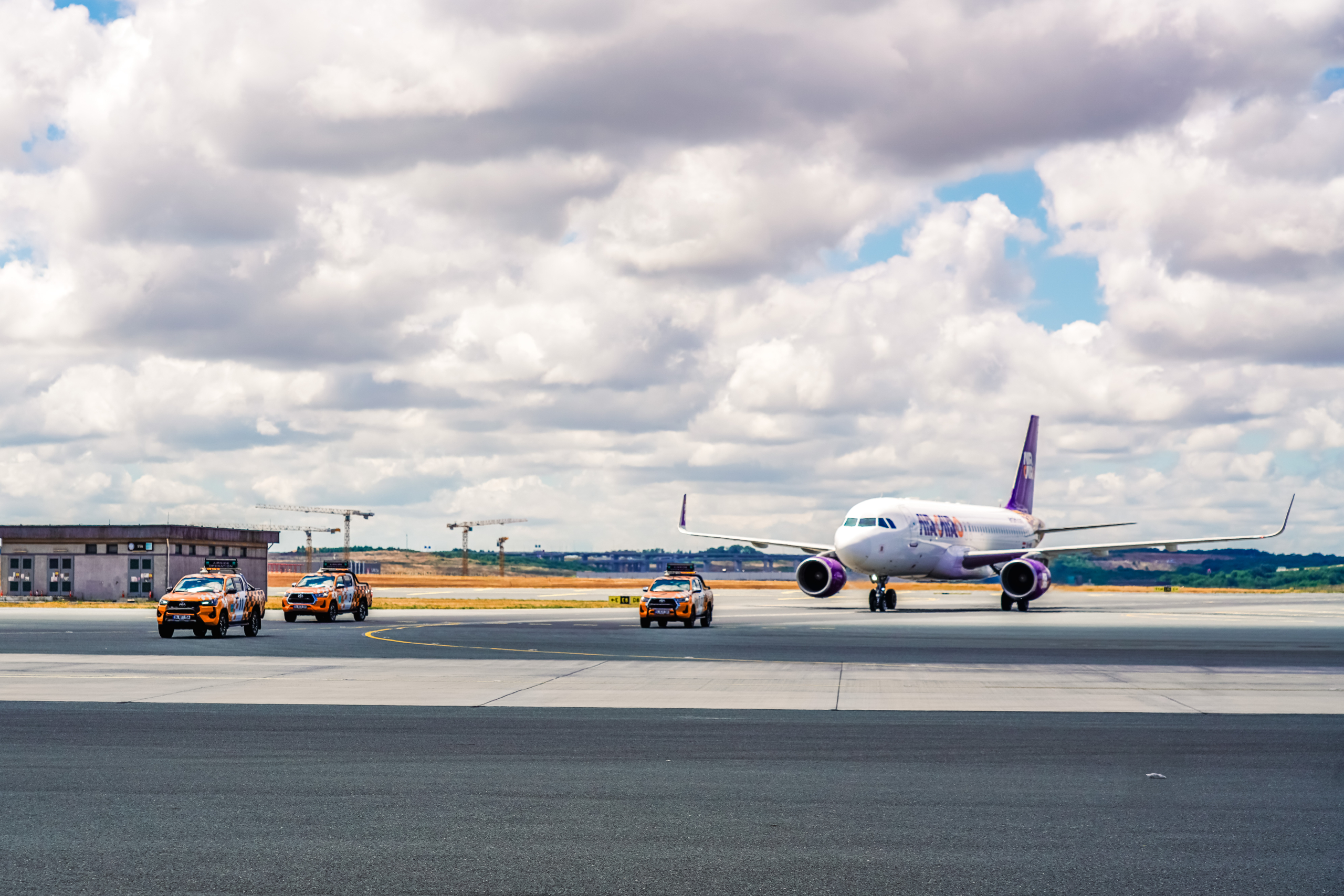 Air Cairo aircraft’s first flight and welcome ceremony at iGA Istanbul Airport