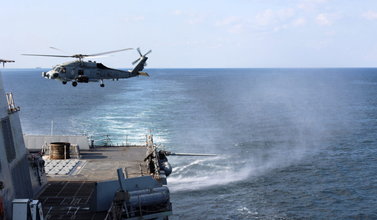 USS Roosevelt (DDG 80) Transits Strait of Hormuz