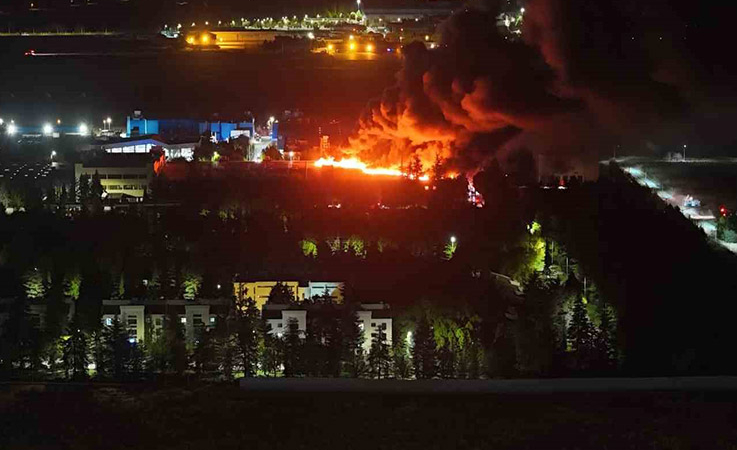 Fire Breaks Out at TEI Facility Where Aircraft Engines Are Manufactured