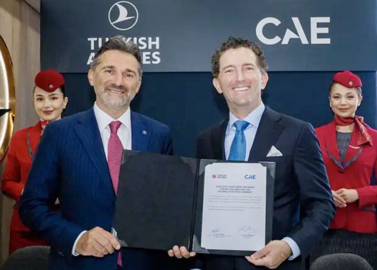 Turkish Airlines Signs Simulator Agreement with CAE