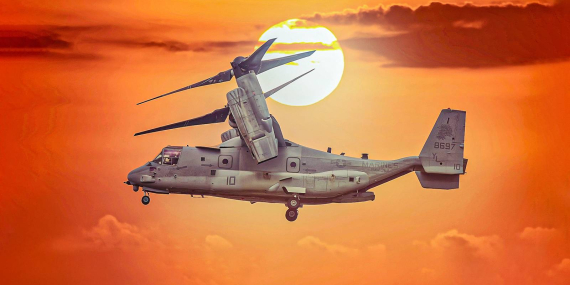 Why The V-22 Osprey Can Only Transition Between Helicopter & Airplane Flight Within A Carefully Controlled Speed Range