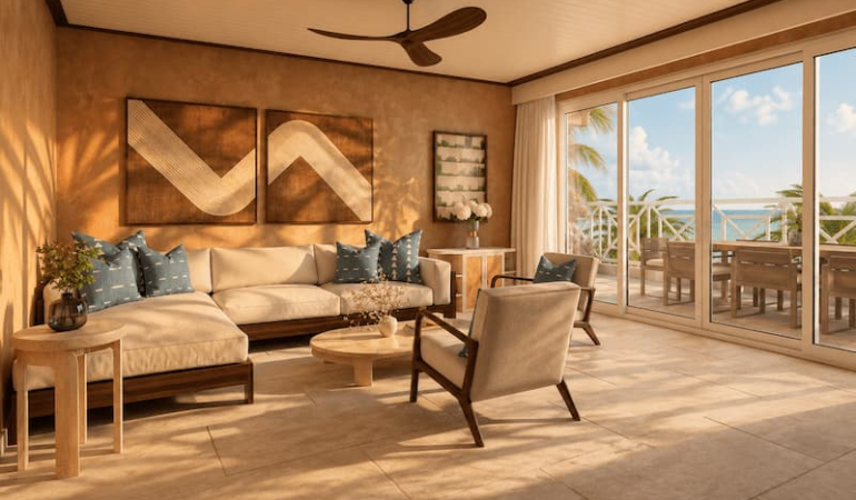 Signal-Hill-Suite-Living-Room-Sunset
